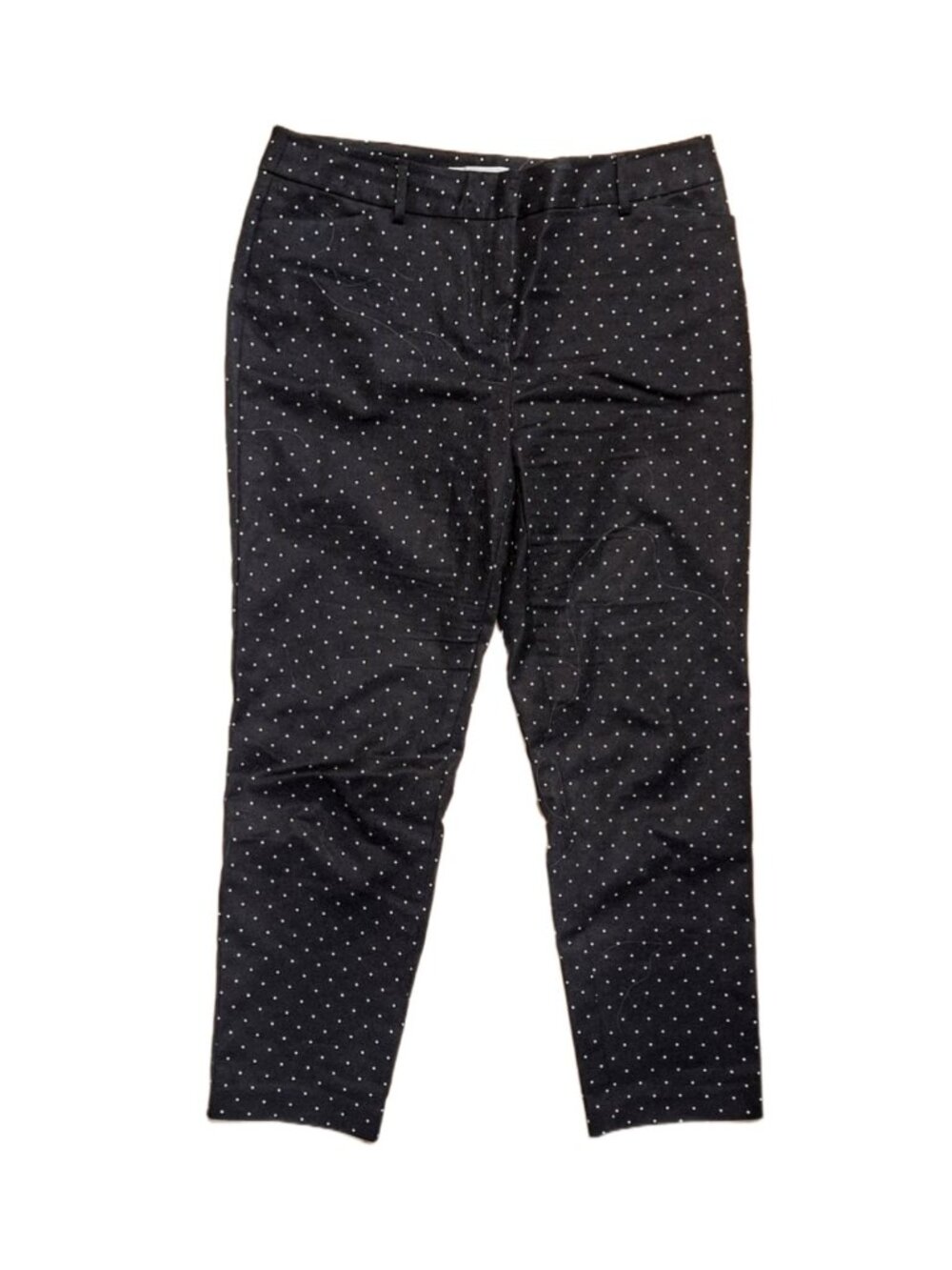 Liz Claiborne Emma Womens Size 8 Stretch Fabric Straight Mid-rise Ankle Pants